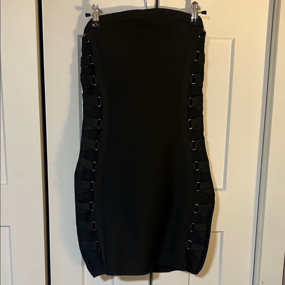 NWOT Black Bandage going out dress